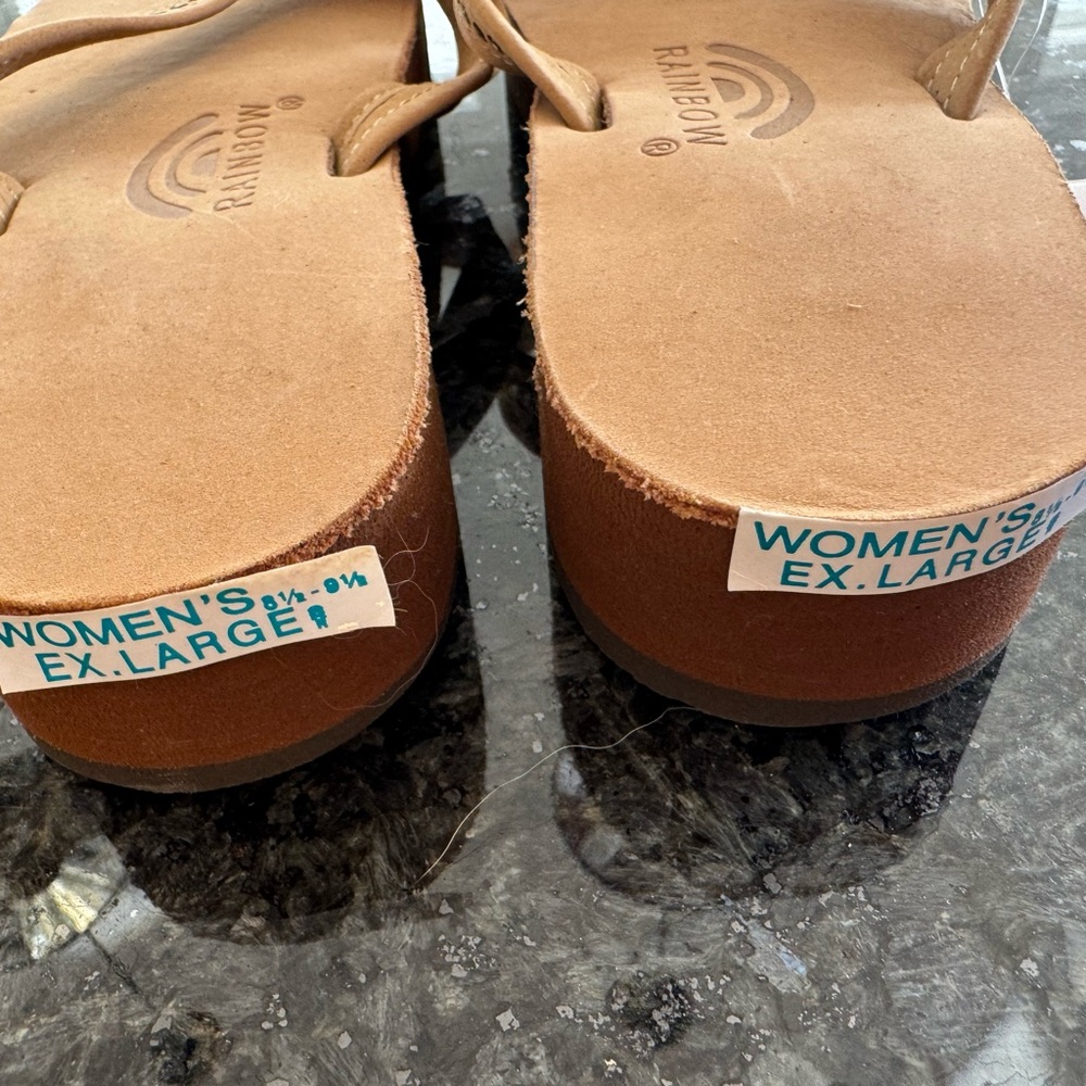 Rainbow Women's Tan Sandals - Picture 2 of 8